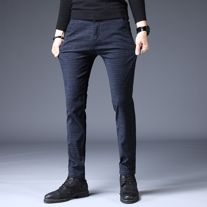 Spring Elastic Men's Casual Pa - Korean Men Lifestyle 리뷰 및 가격