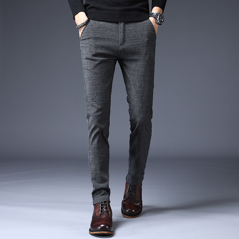 Spring Elastic Men's Casual Pa - Korean Men Lifestyle 리뷰 및 가격