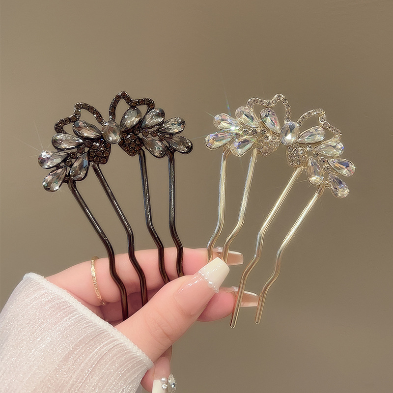 Fashion Rhinestones U-Shaped H - Hanbok Hair Pin 리뷰 및 가격