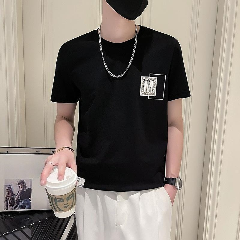Trendy Men Short Sleeve Top Su - Korean Men Lifestyle 리뷰 및 가격