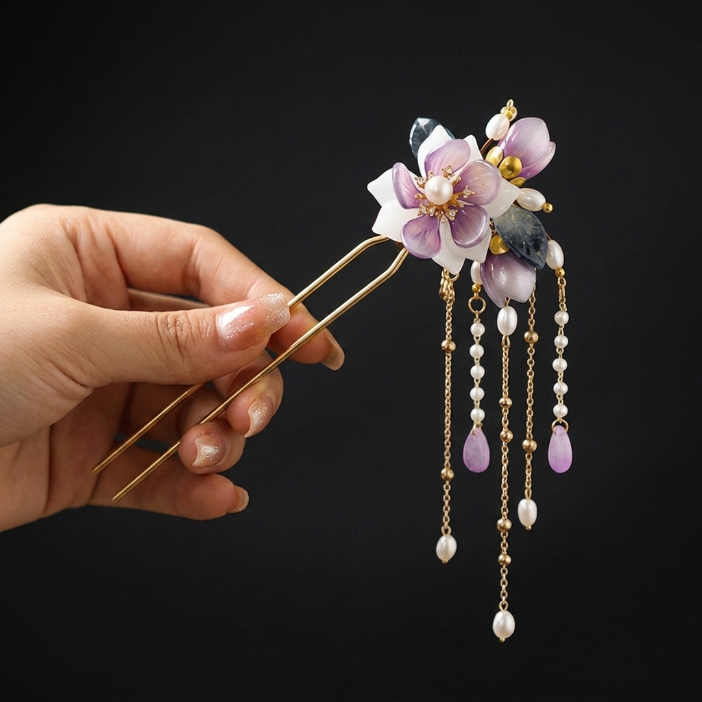 Alloy U Shaped Hair Pin With O - Hanbok Hair Pin 리뷰 및 가격