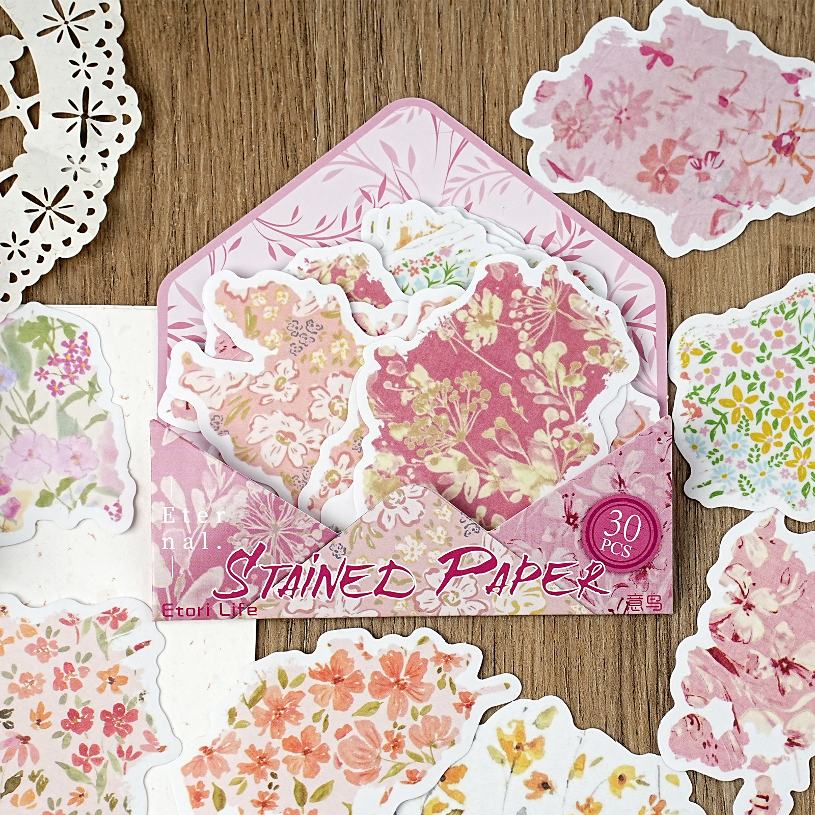 Etori Life 30Pcs Vintage Oil P - Korean Lifestyle Aesthetic 리뷰 및 가격