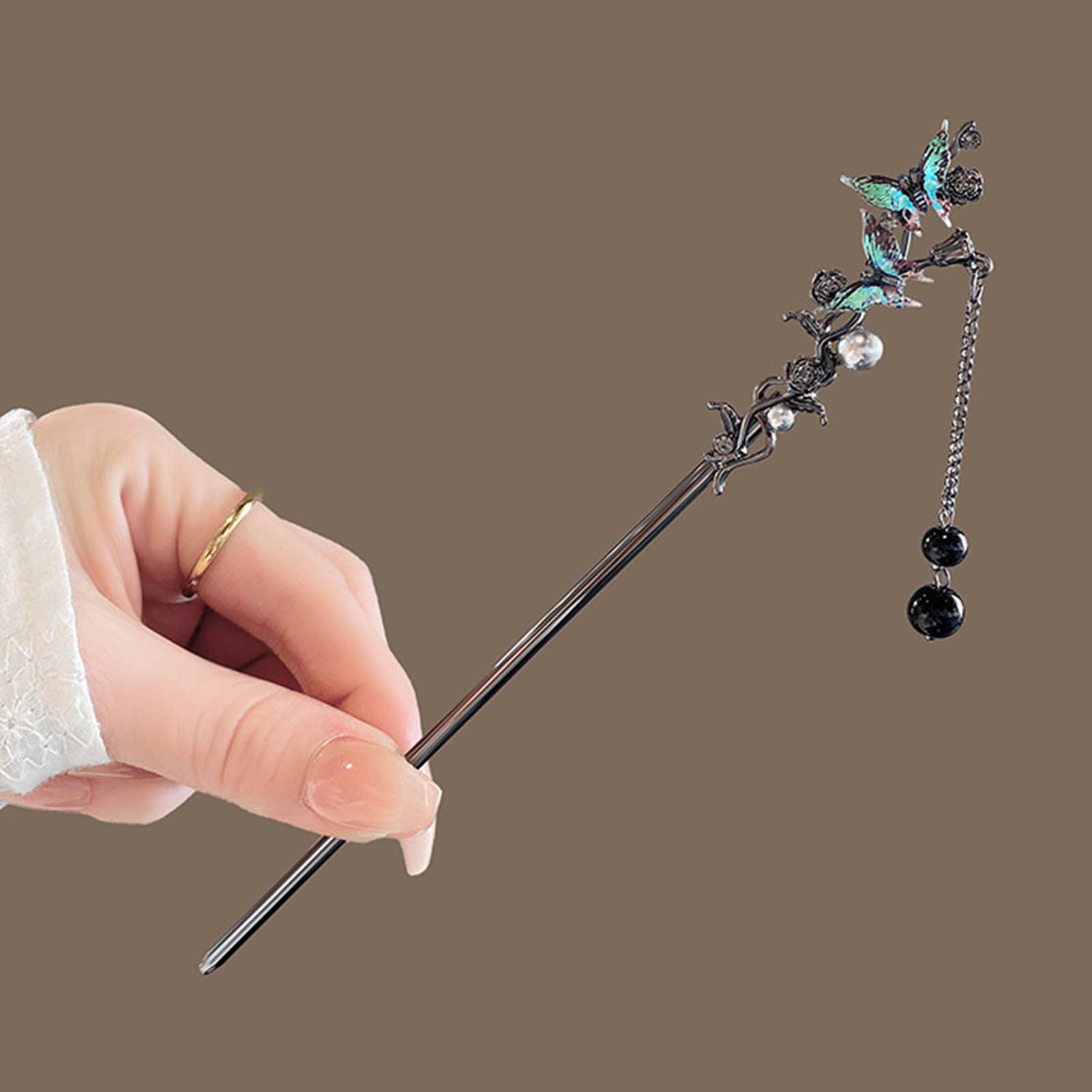 Butterfly Tassel Hairpin Hair  - Hanbok Hair Pin 리뷰 및 가격