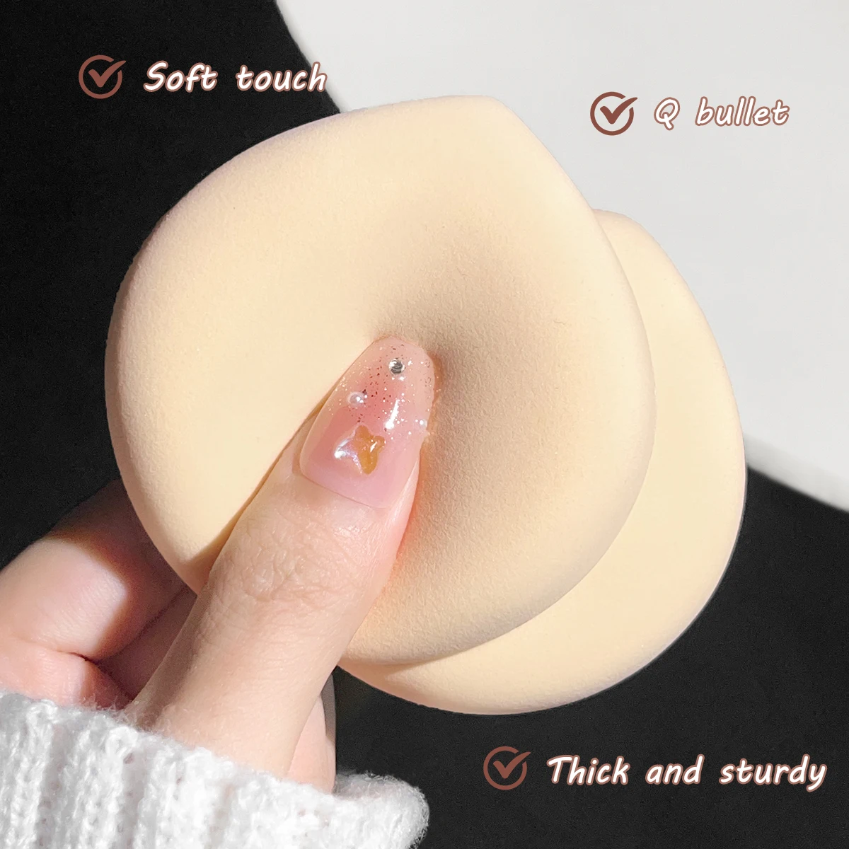 Dry and wet makeup puff sponge - Bb Cushion Korean 리뷰 및 가격