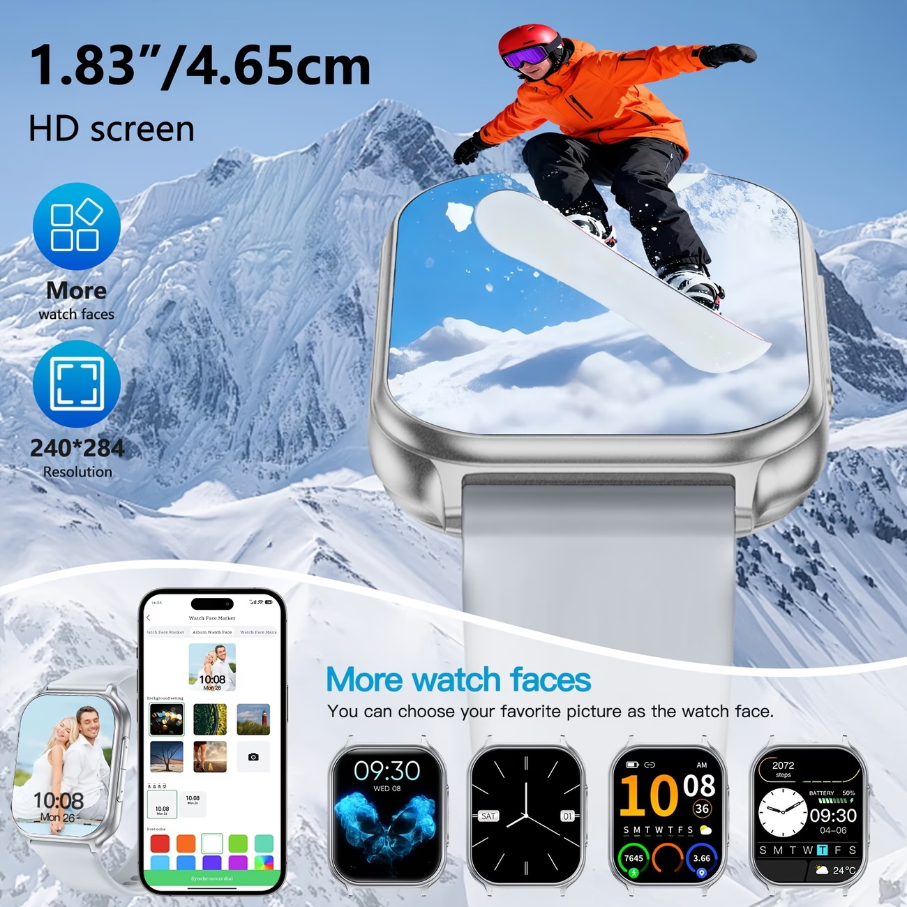 2026 New Style 1.83'' Smart Wa - Korean Men Lifestyle 리뷰 및 가격