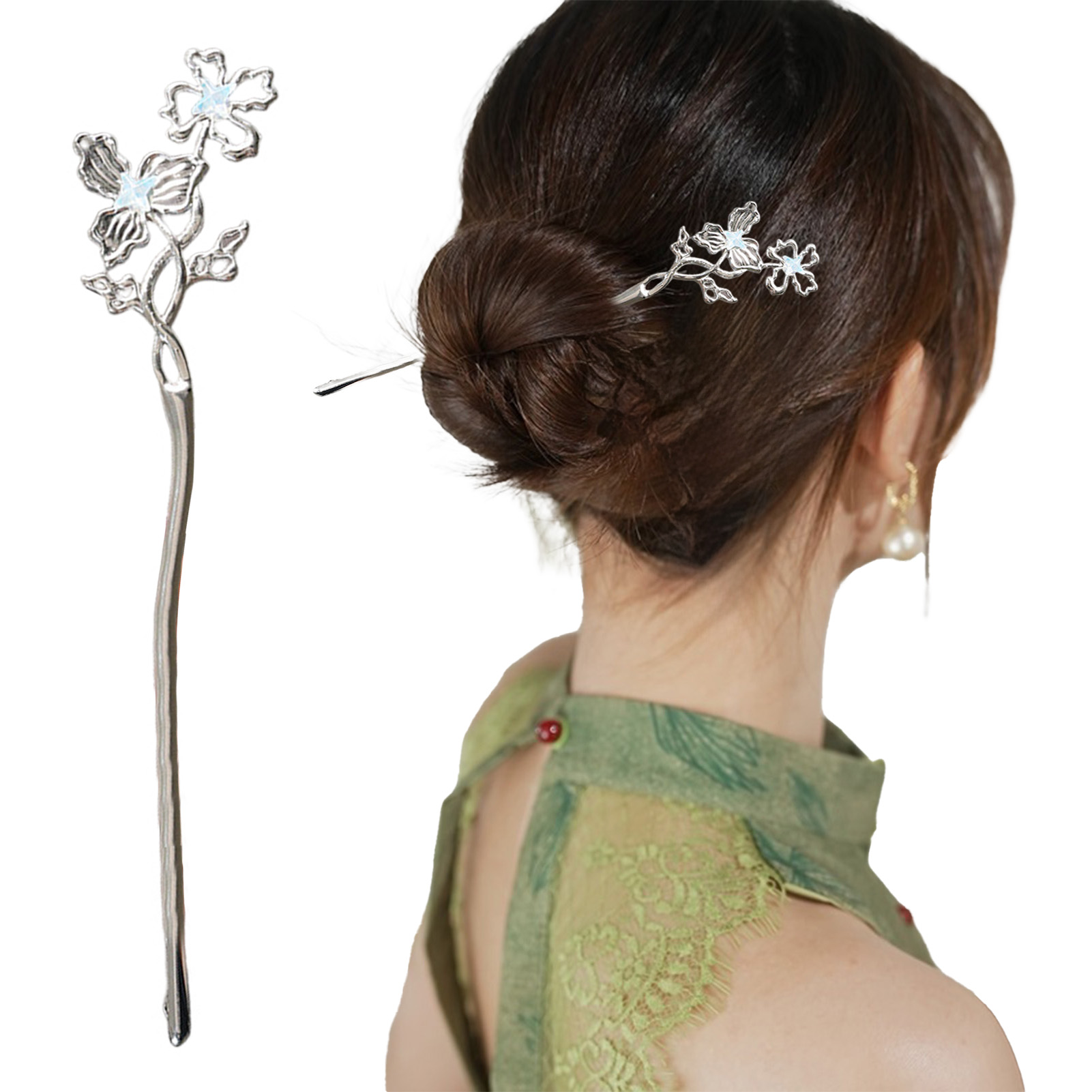 Metal Butterfly Hair Sticks Ch - Hanbok Hair Pin 리뷰 및 가격