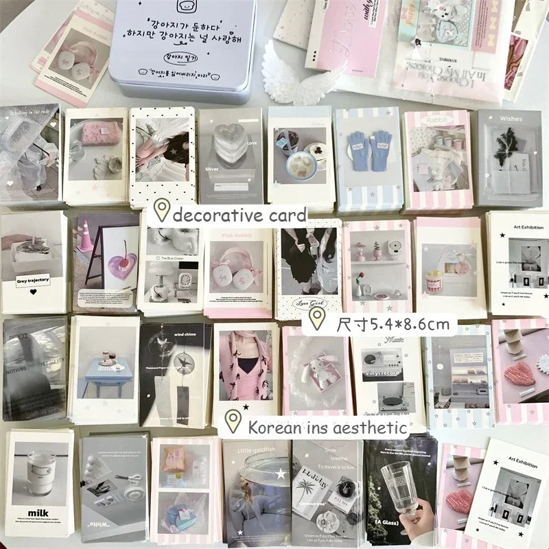 30Pcs Korean Ins Chic Girlish  - Korean Lifestyle Aesthetic 리뷰 및 가격