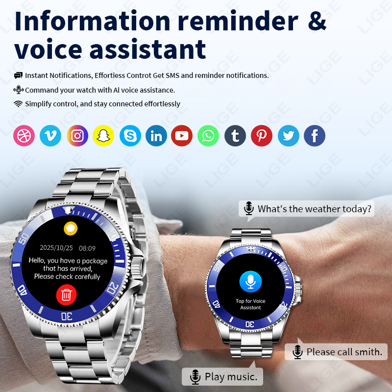 New 2026 Style Luxury Smart Wa - Korean Men Lifestyle 리뷰 및 가격