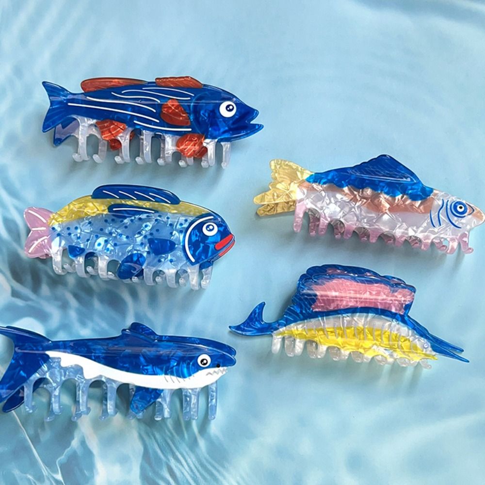 Hairpin Ocean Animal Hair Claw - Korean Women Lifestyle 리뷰 및 가격