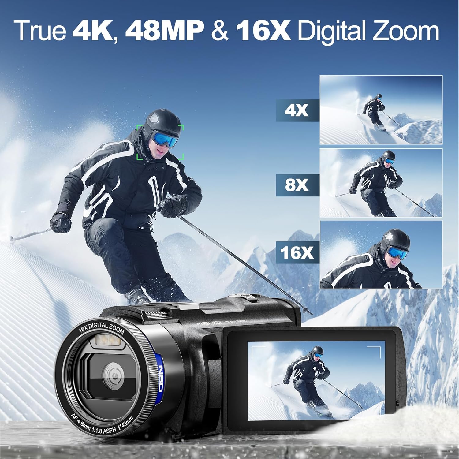 NBD 4K HD&48MP Camcorder Video - The Korean Lifestyle 리뷰 및 가격
