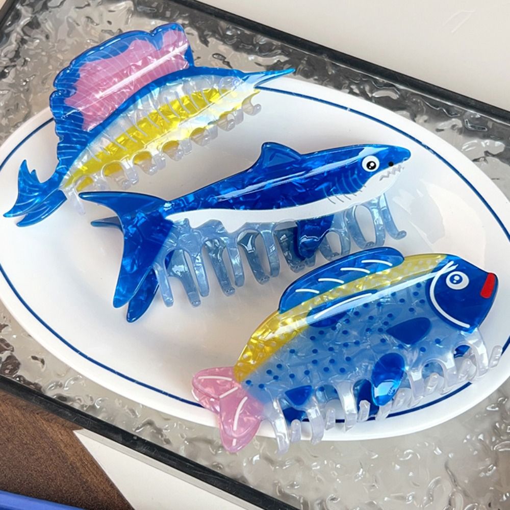 Hairpin Ocean Animal Hair Claw - Korean Women Lifestyle 리뷰 및 가격
