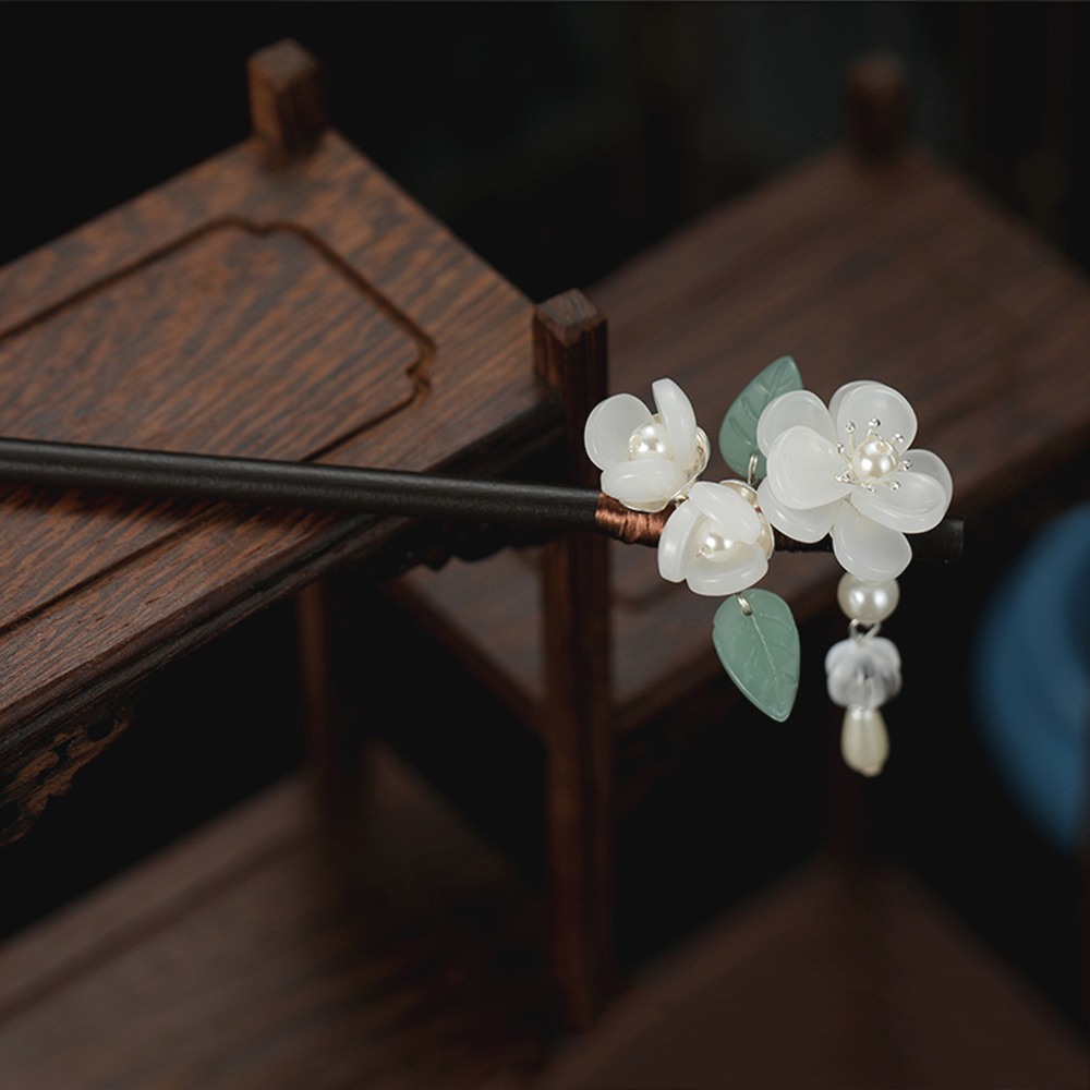 Retro Flower Hairpin With Pear - Hanbok Hair Pin 리뷰 및 가격